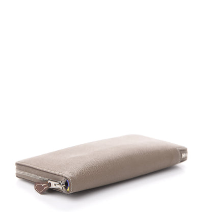 Hermes Epsom Silk'in Wallet Etoupe 4 of 6