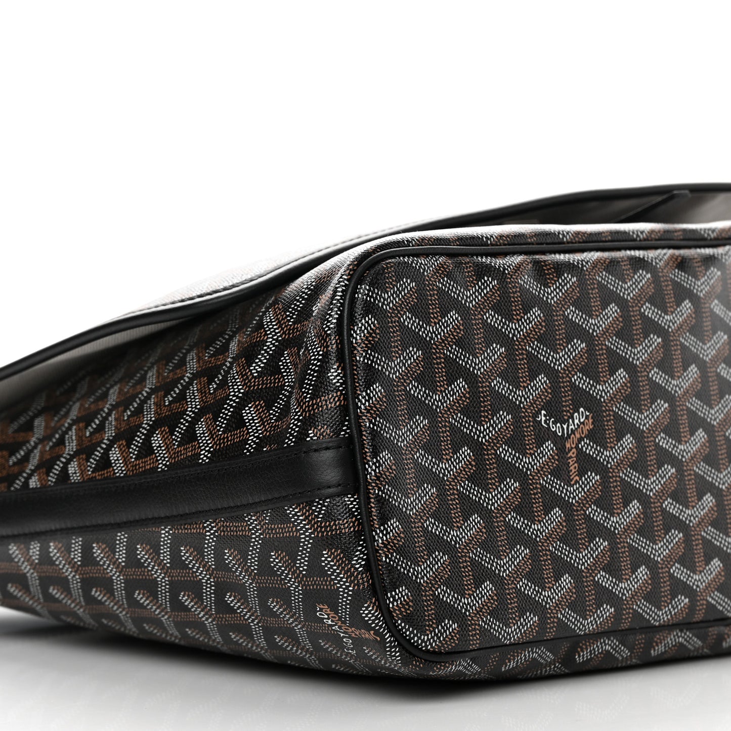 Goyardine Capetien Messenger Bag Black