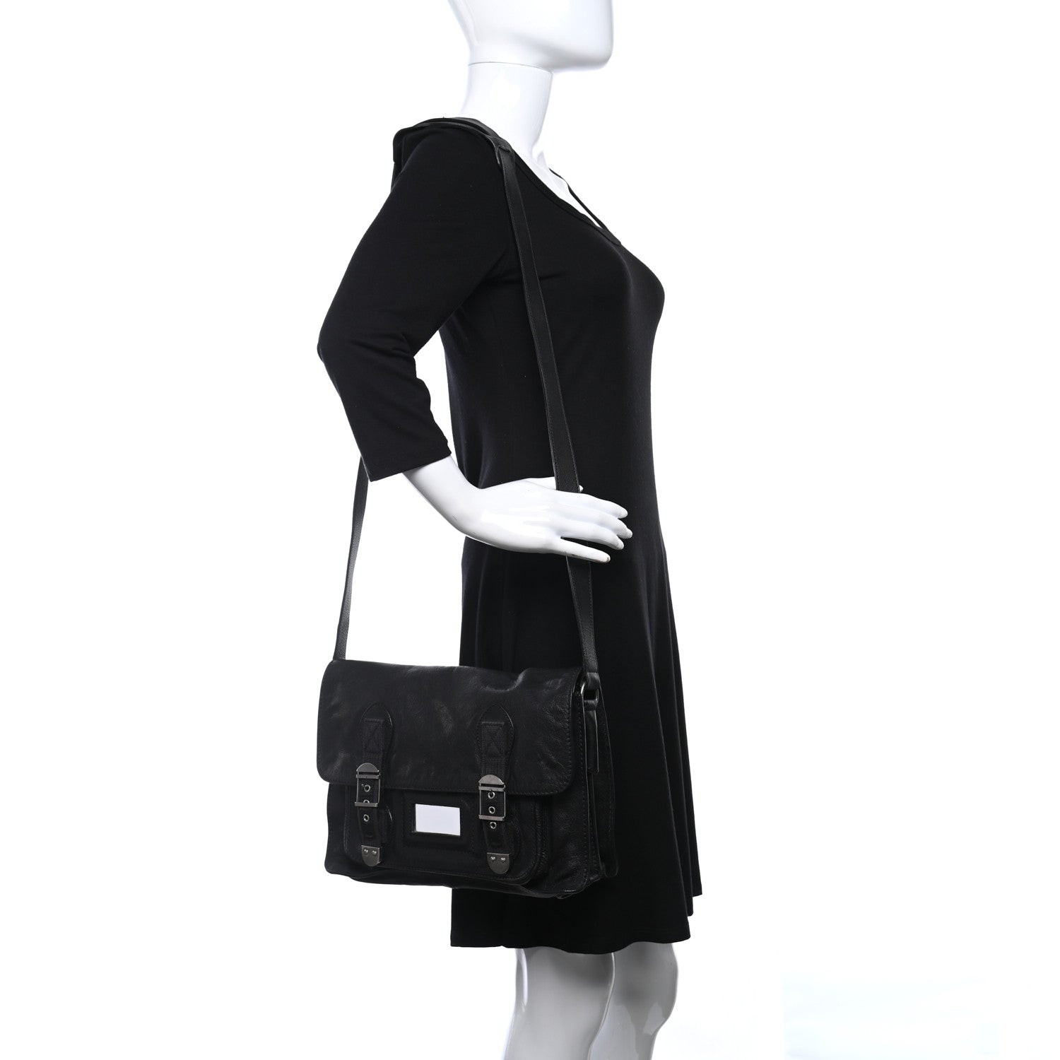 Balenciaga Agneau Messenger Black 2 of 10