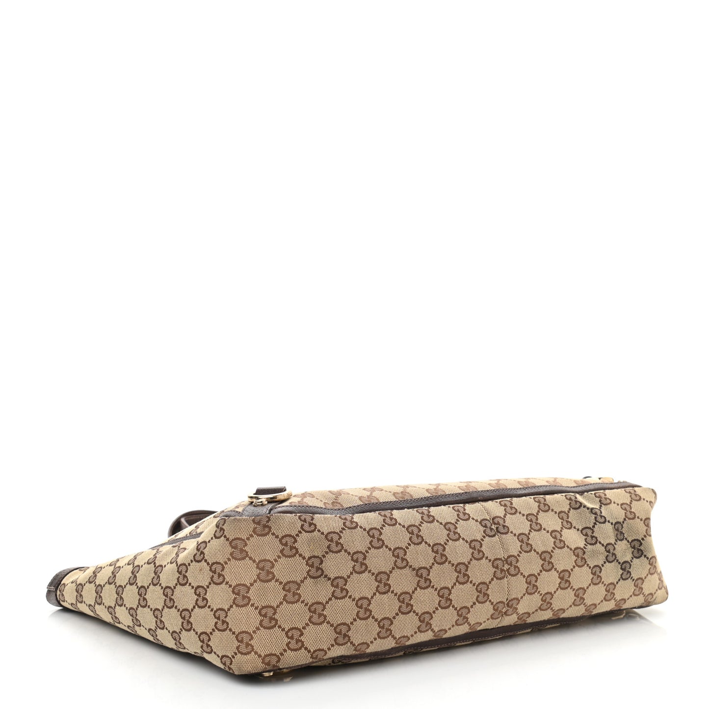 Monogram Large Abbey Tote Dark Brown