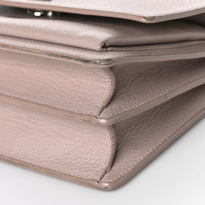 Saint Laurent Grained Calfskin Medium Monogram Marble Pink 8 of 23