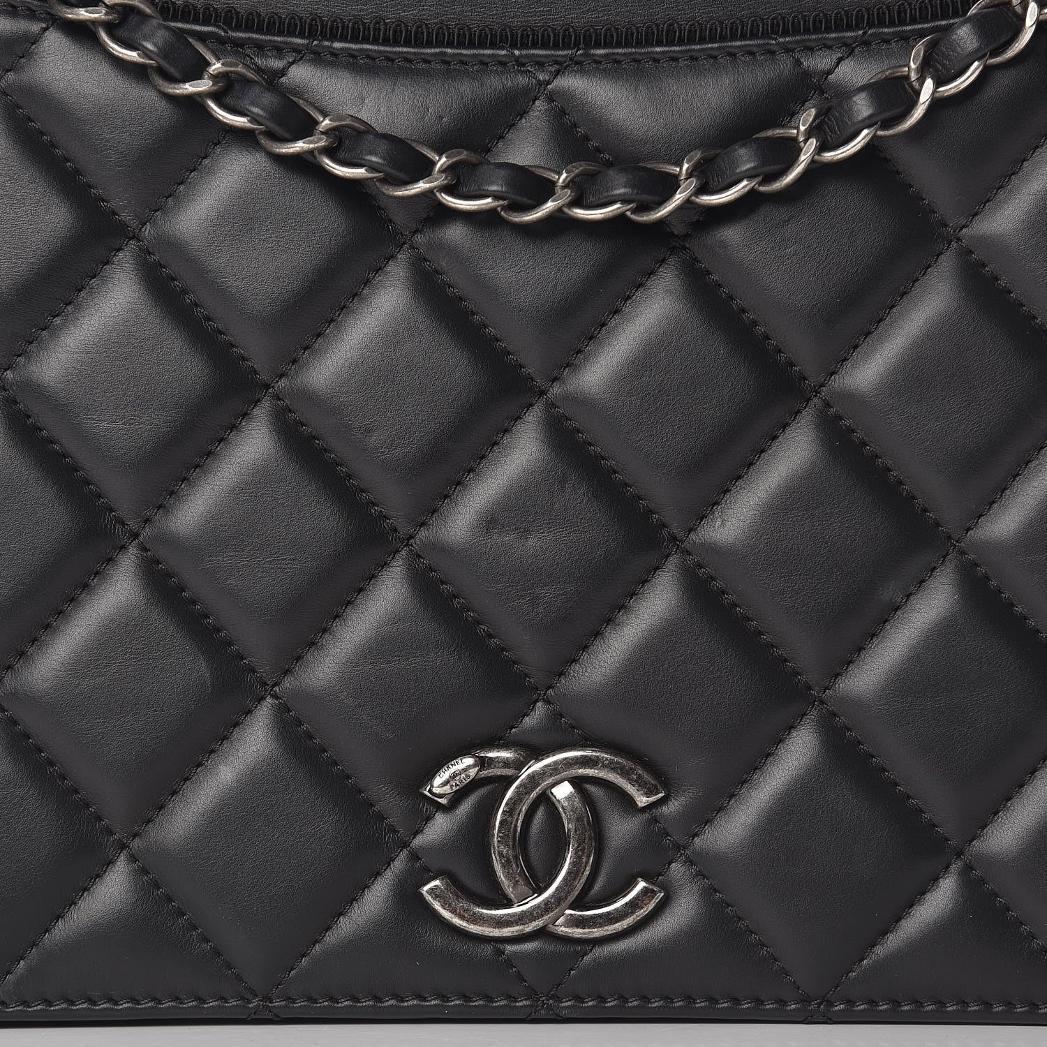 Chanel Calfskin Quilted Ballerine Flap Black 8 of 17