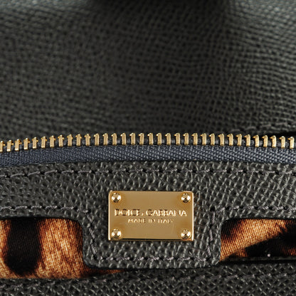 Dolce & Gabbana Vitello Dauphine Large Miss Sicily Satchel Grigio 6 of 6
