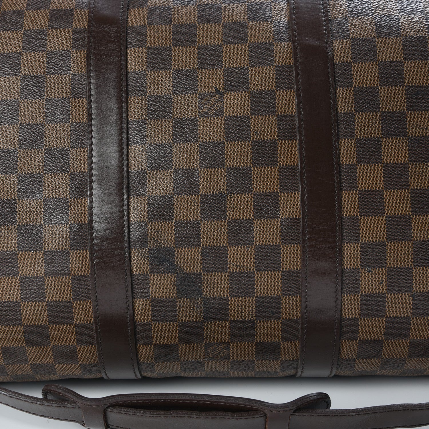 Louis Vuitton Damier Ebene Keepall Bandouliere 55 13 of 16