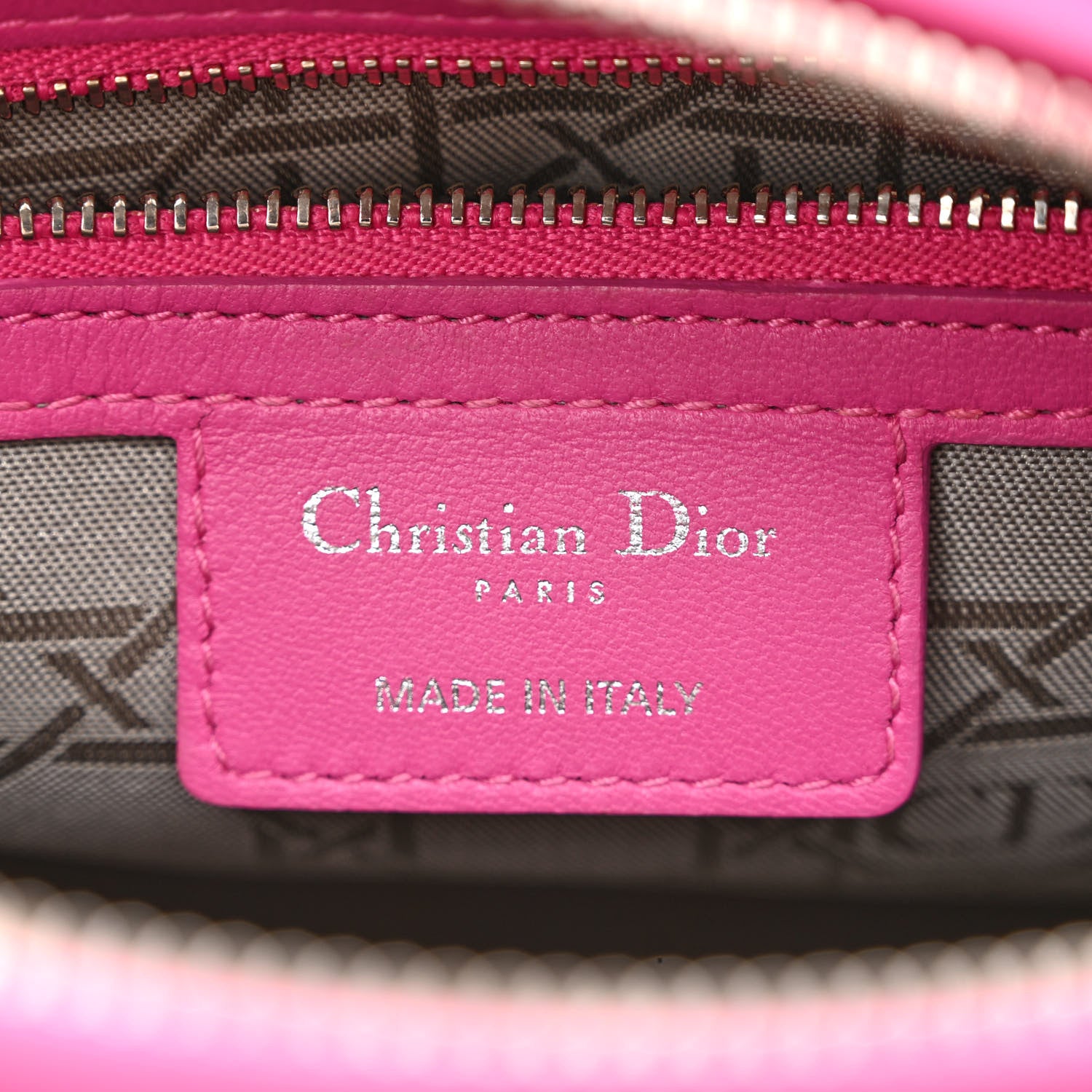 Christian Dior Lambskin Cannage Medium Lady Dior Pink 6 of 16