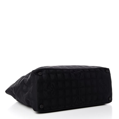 Chanel Nylon Large Travel Tote Black 4 of 9