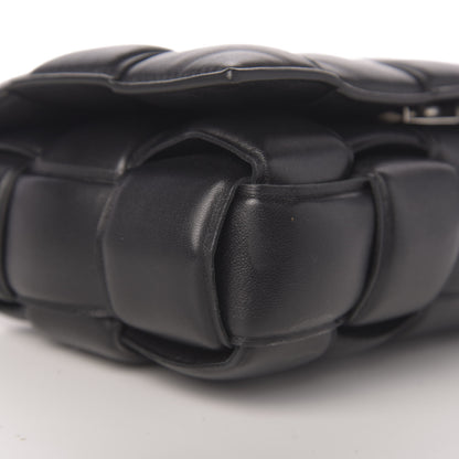 Bottega Veneta Nappa Maxi Intreccio Padded Cassette Crossbody Bag Black 7 of 9