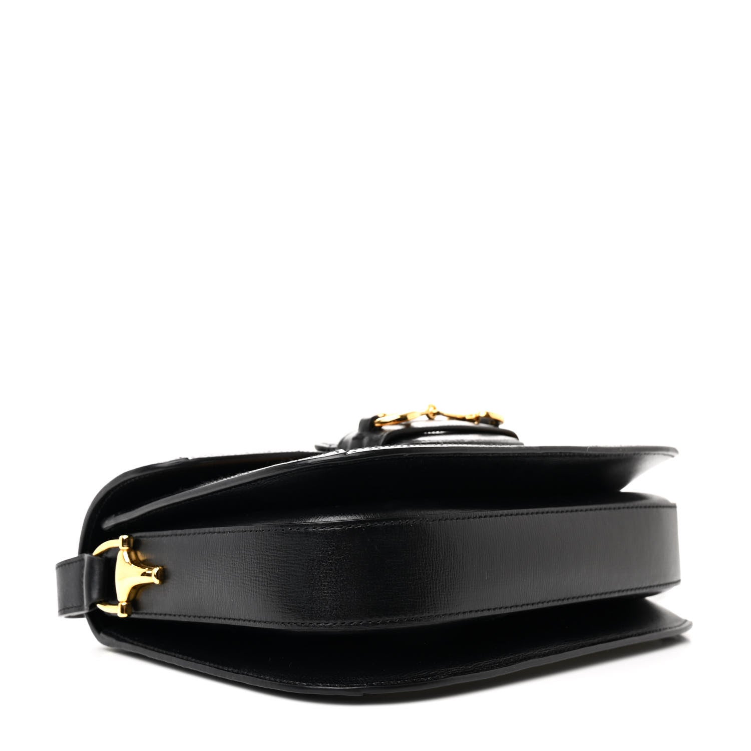 Gucci Azalea Calfskin Tri-Color Horsebit 1955 Shoulder Bag Mystic White Sun Oil Black 4 of 11