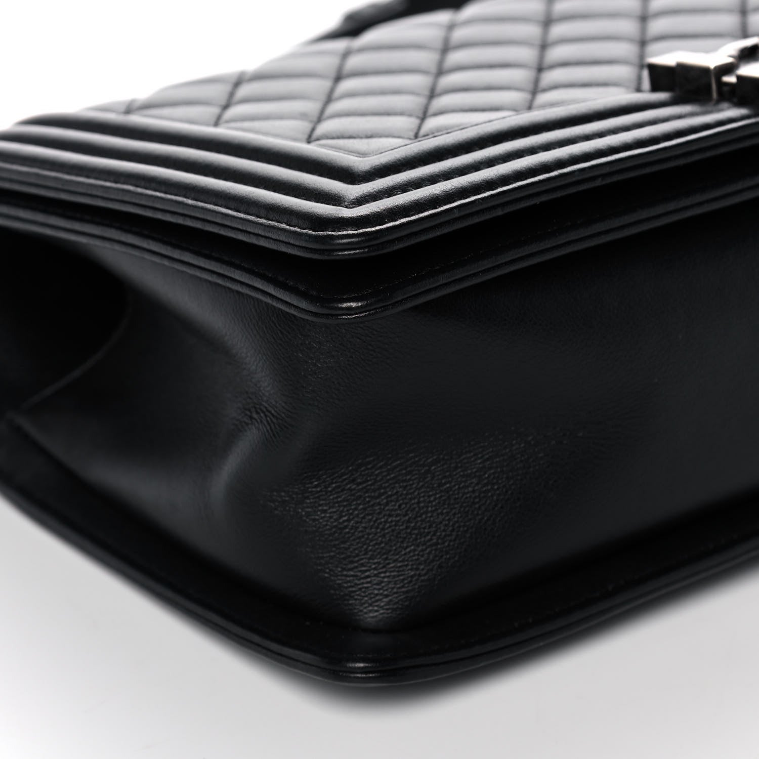 Chanel Calfskin Quilted Medium Boy Flap Black 10 of 12