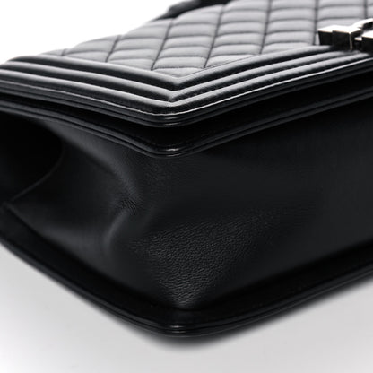 Chanel Calfskin Quilted Medium Boy Flap Black 10 of 12