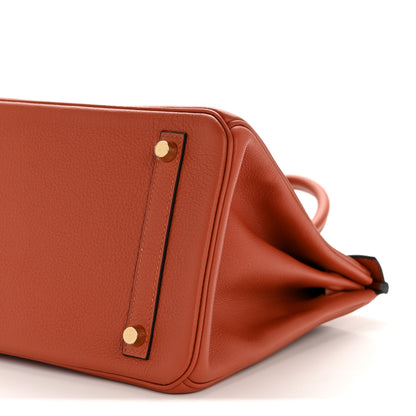 Hermes Taurillon Novillo Birkin 30 Cuivre 10 of 12