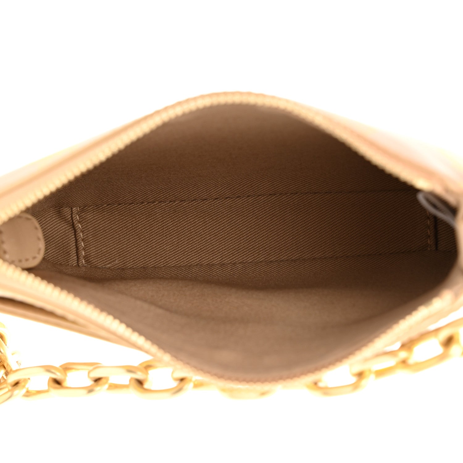MCM Calfskin Color Splash Mini Pouch on Chain Croissant 5 of 10