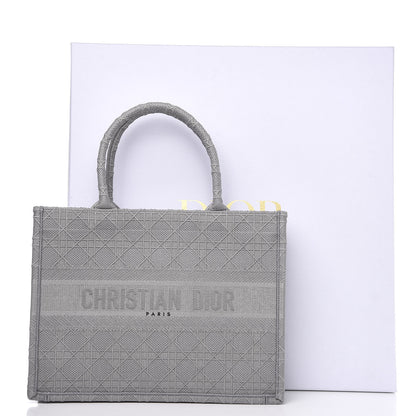 Christian Dior Embroidered Medium Book Tote Stone 10 of 10