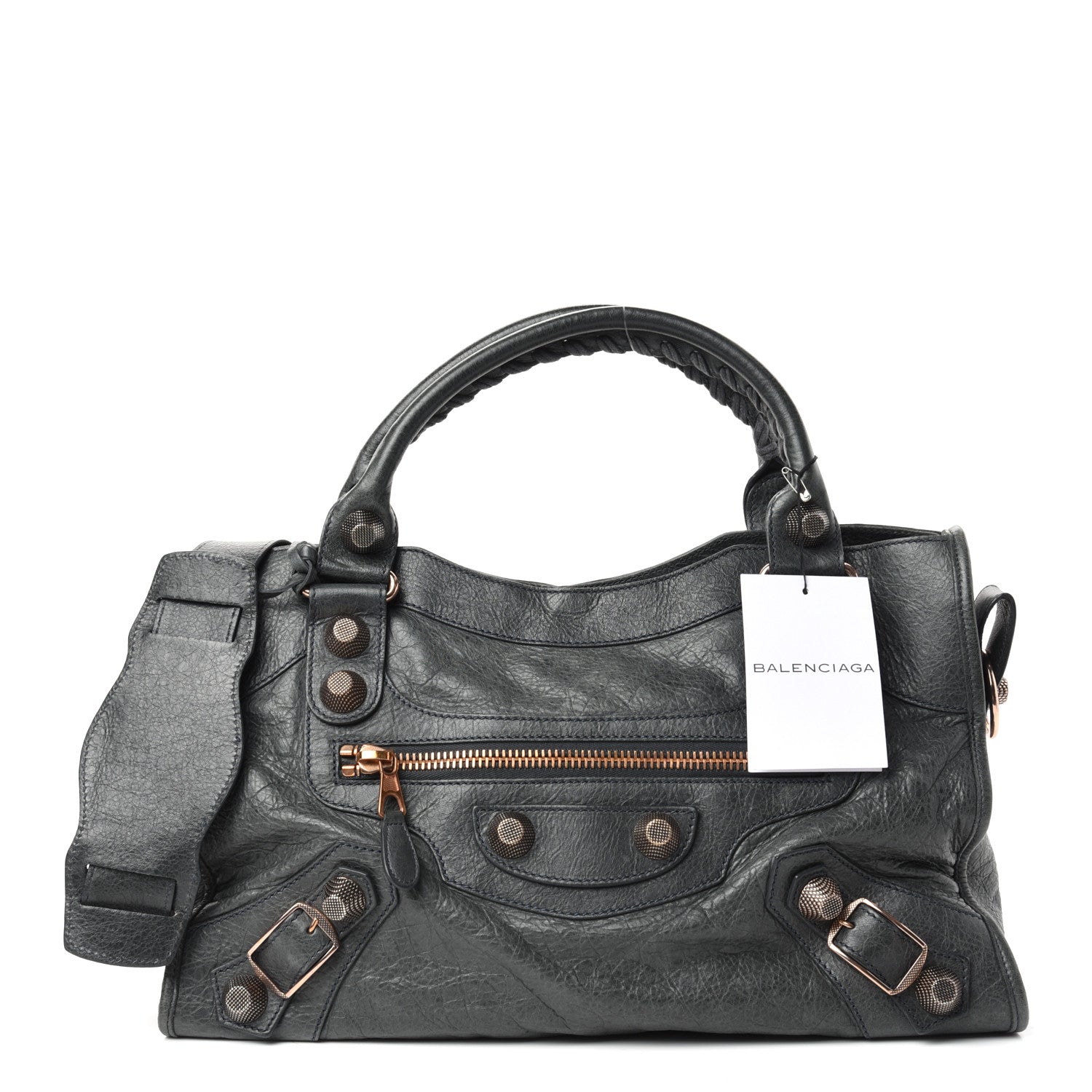 Balenciaga Agneau Giant 21 Rose Gold Hardware City Anthracite 1 of 11