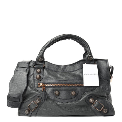 Balenciaga Agneau Giant 21 Rose Gold Hardware City Anthracite 1 of 11
