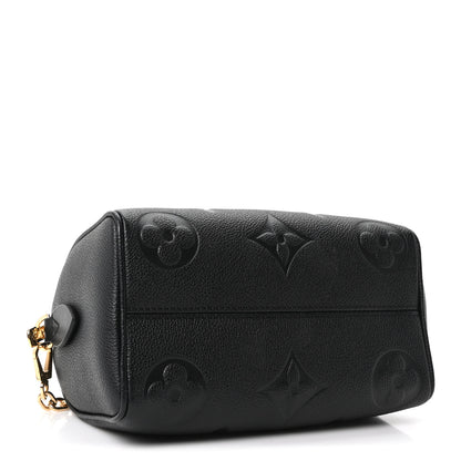 Louis Vuitton Empreinte Monogram Giant Speedy Bandouliere 20 Black 4 of 9