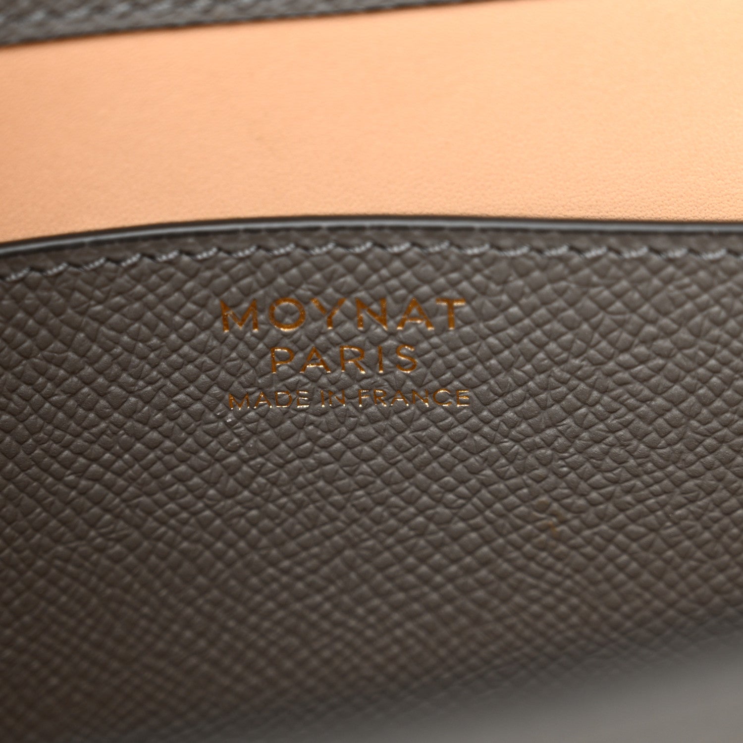 Moynat Carat Calfskin Flori PM Grey 7 of 11