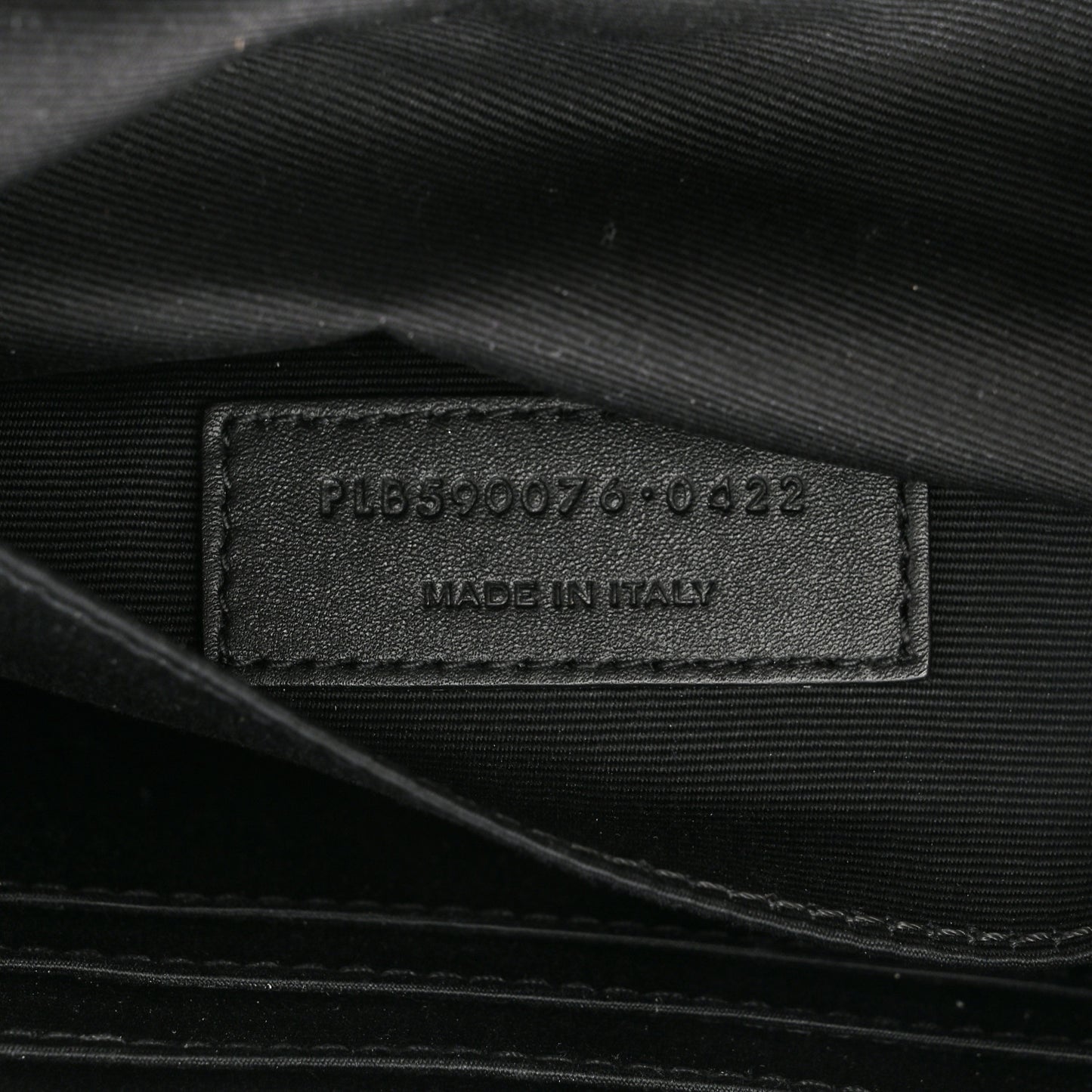 Calfskin Monogram Belt Bag Black