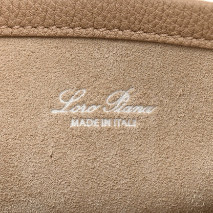 Loro Piana Grained Calfskin Micro Bale Bag Light Mastic 7 of 11