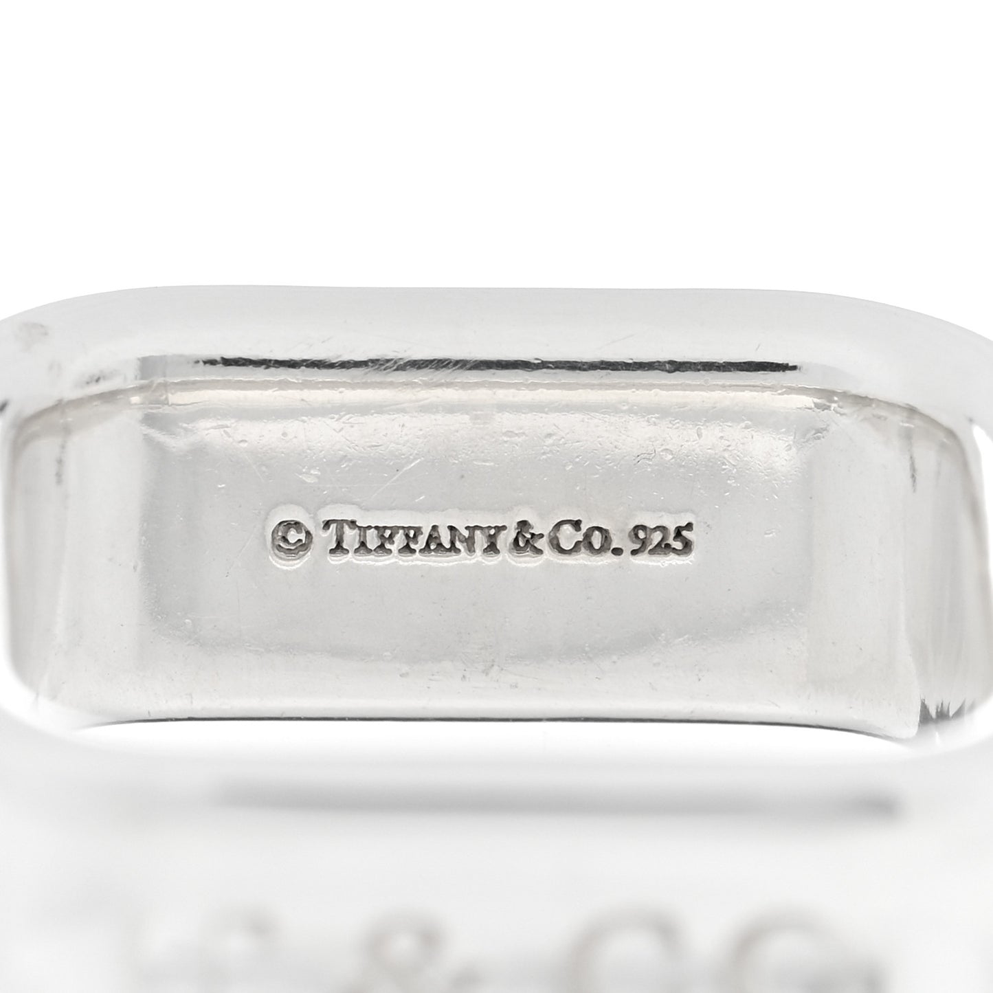 Sterling Silver 1837 Square Ring 52 6