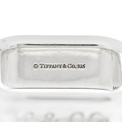 Tiffany Sterling Silver 1837 Square Ring 52 6 4 of 4