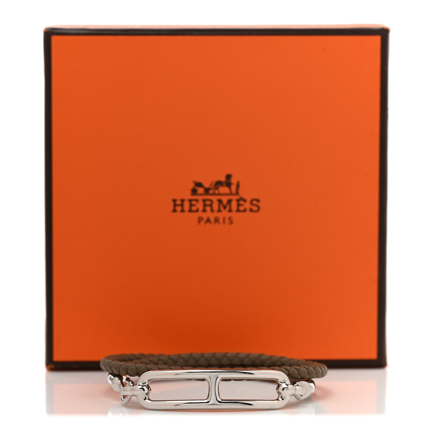 Hermes Swift Roulis Double Tour Bracelet Etoupe 5 of 5