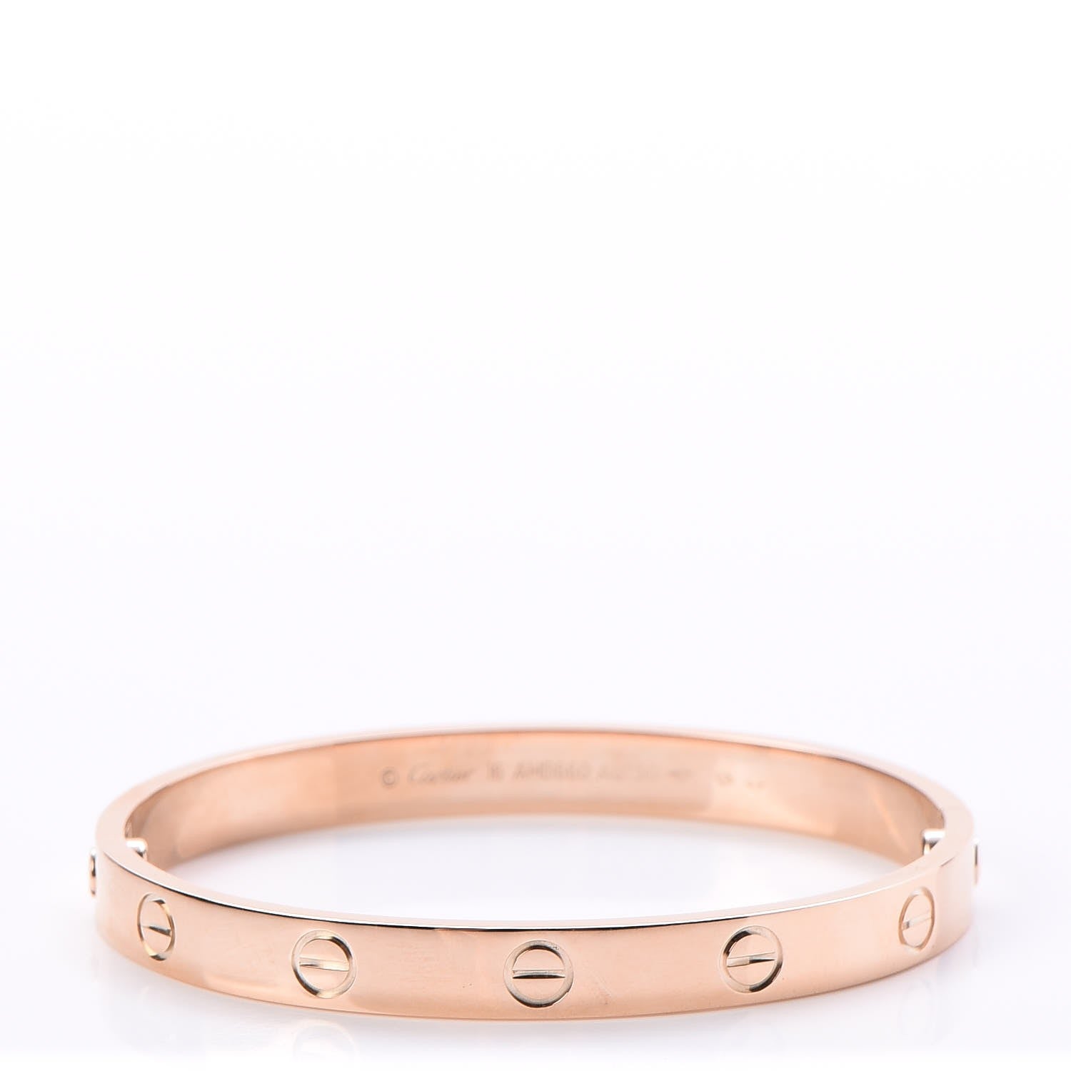 Cartier 18K Pink Gold LOVE Bracelet 16 1 of 10