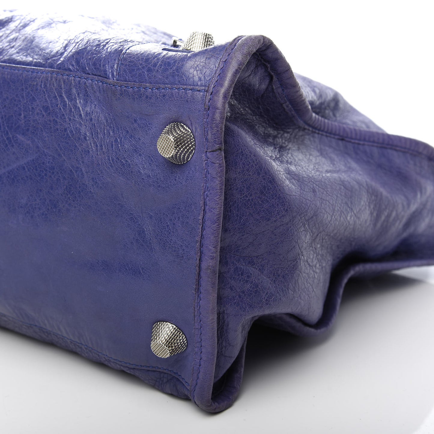 Agneau Giant 21 Silver Hardware Weekender Bleu Lavande