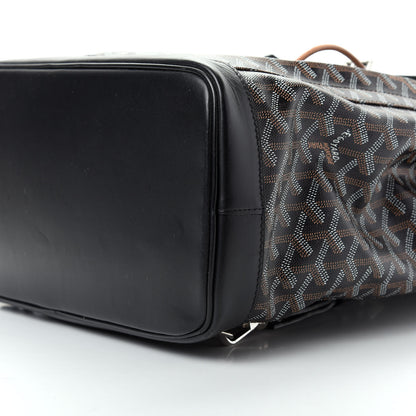 Goyard Goyardine Calfskin Alpin MM Backpack Black 6 of 10