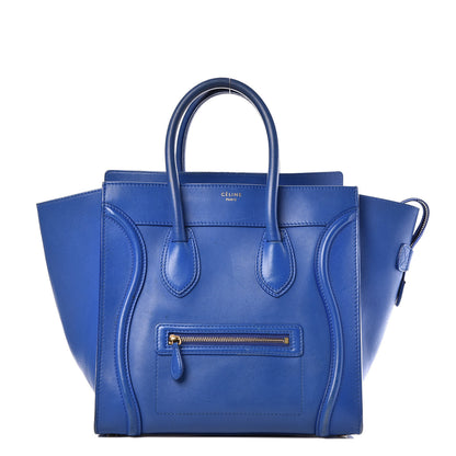 Celine Smooth Calfskin Mini Luggage Royal Blue 1 of 31