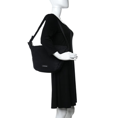 Balenciaga Nylon oversized Sling Bag Black 2 of 9