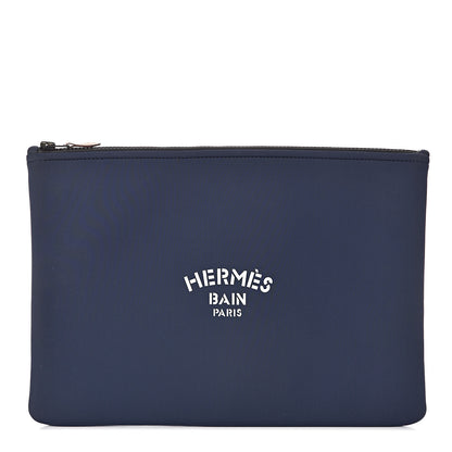Hermes Neoprene Neobain Large Case Bleu 1 of 6