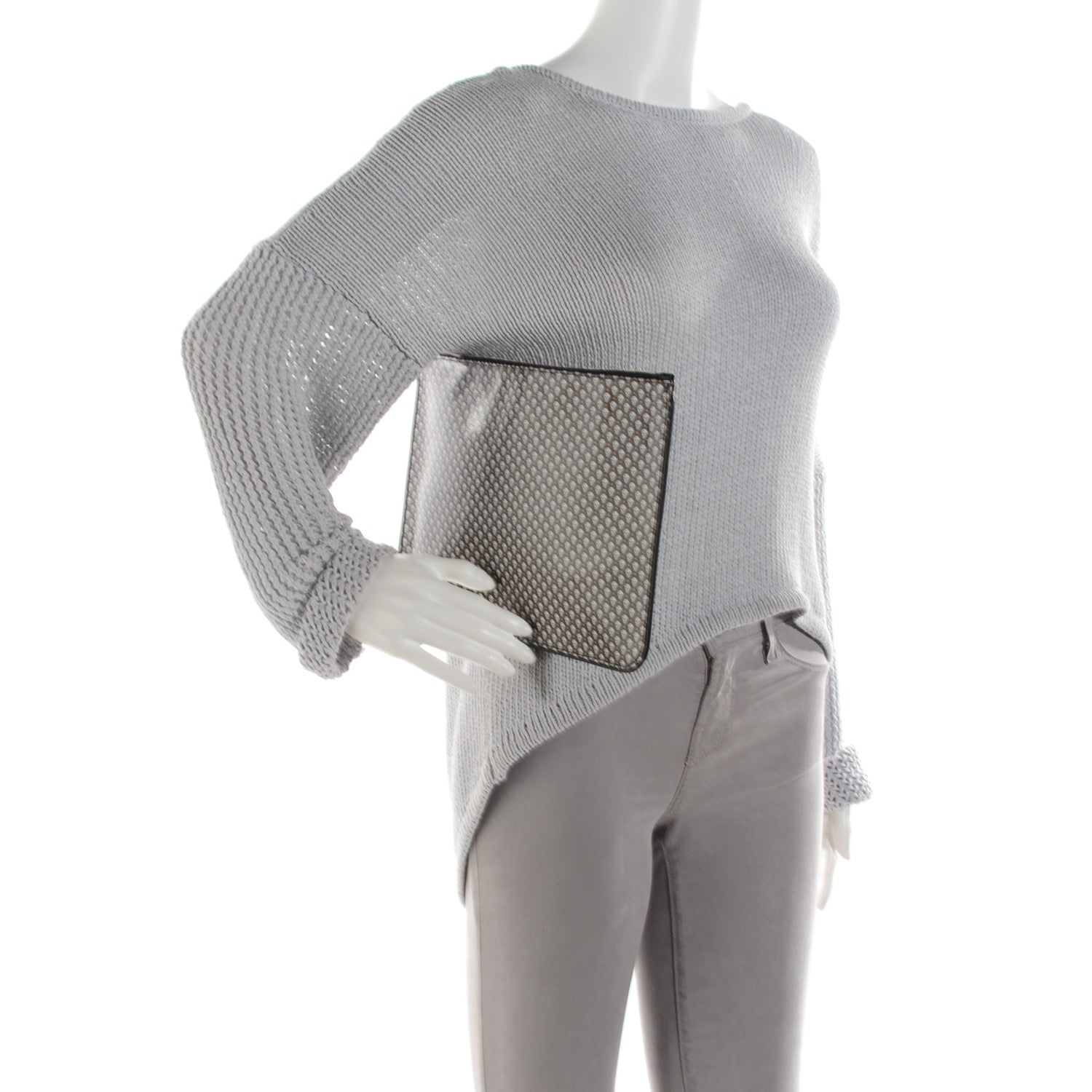 Alexander McQueen Coated Canvas Mini Skull Zipped Pouch Black 2 of 7