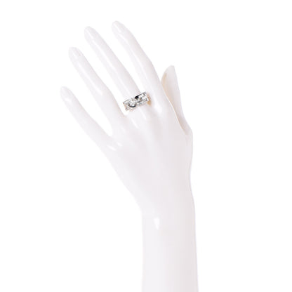 Cartier 18K White Gold Diamond Maillon Panthere Ring 53 6.25 2 of 5