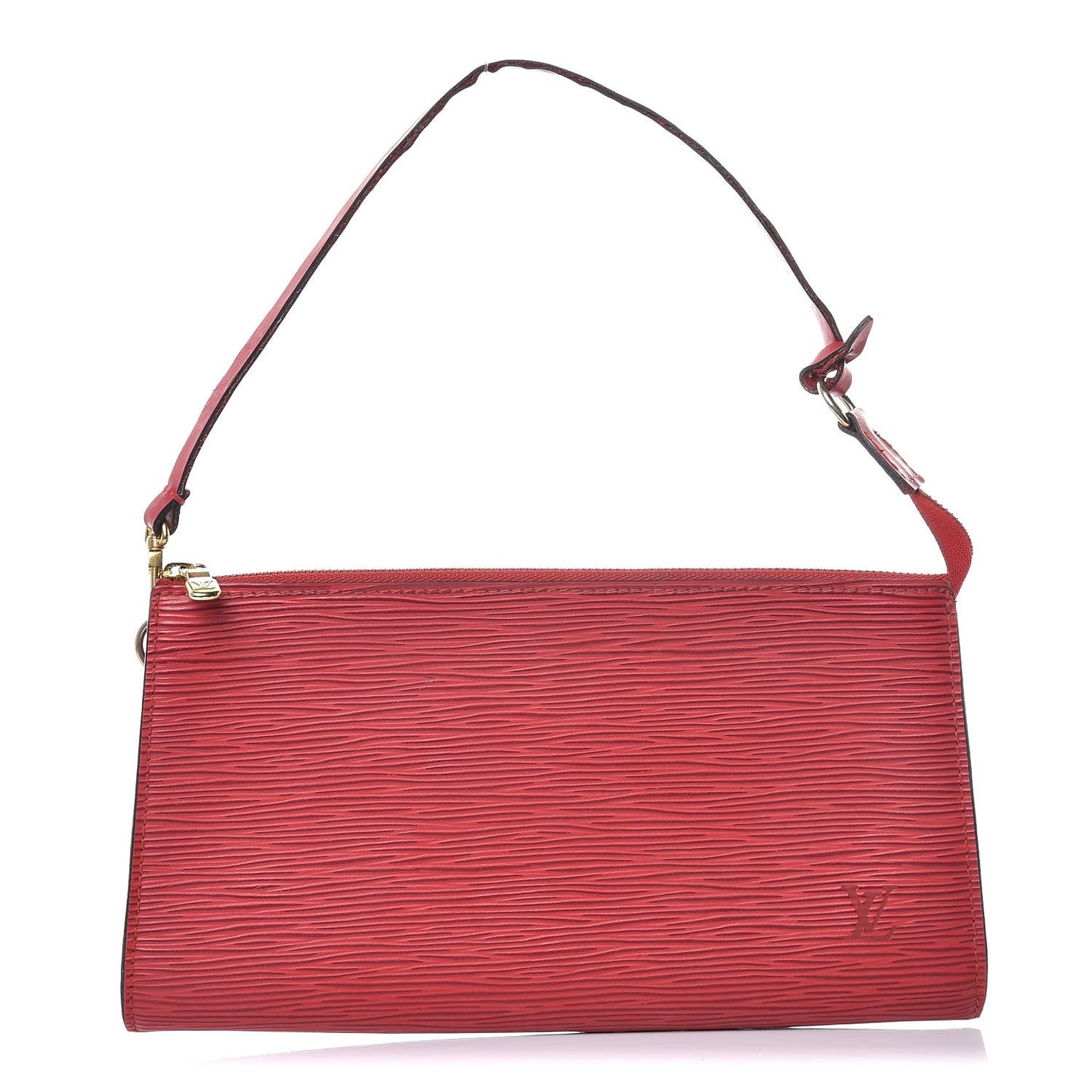 Epi Pochette Accessories 24 Castillan Red