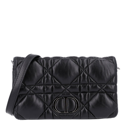 Christian Dior Calfskin Macrocannage Mini Caro Bag Black 1 of 10