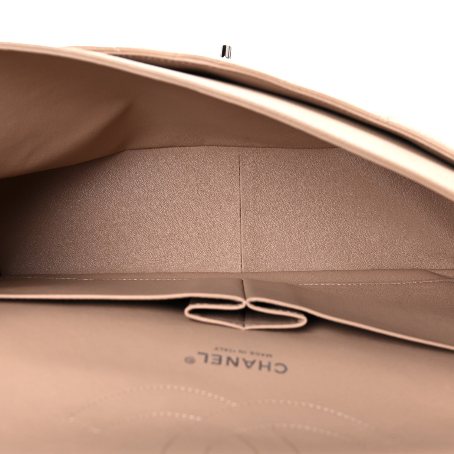 Chanel Caviar Quilted Jumbo Double Flap Beige 5 of 11