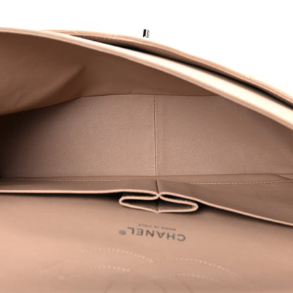 Chanel Caviar Quilted Jumbo Double Flap Beige 5 of 11