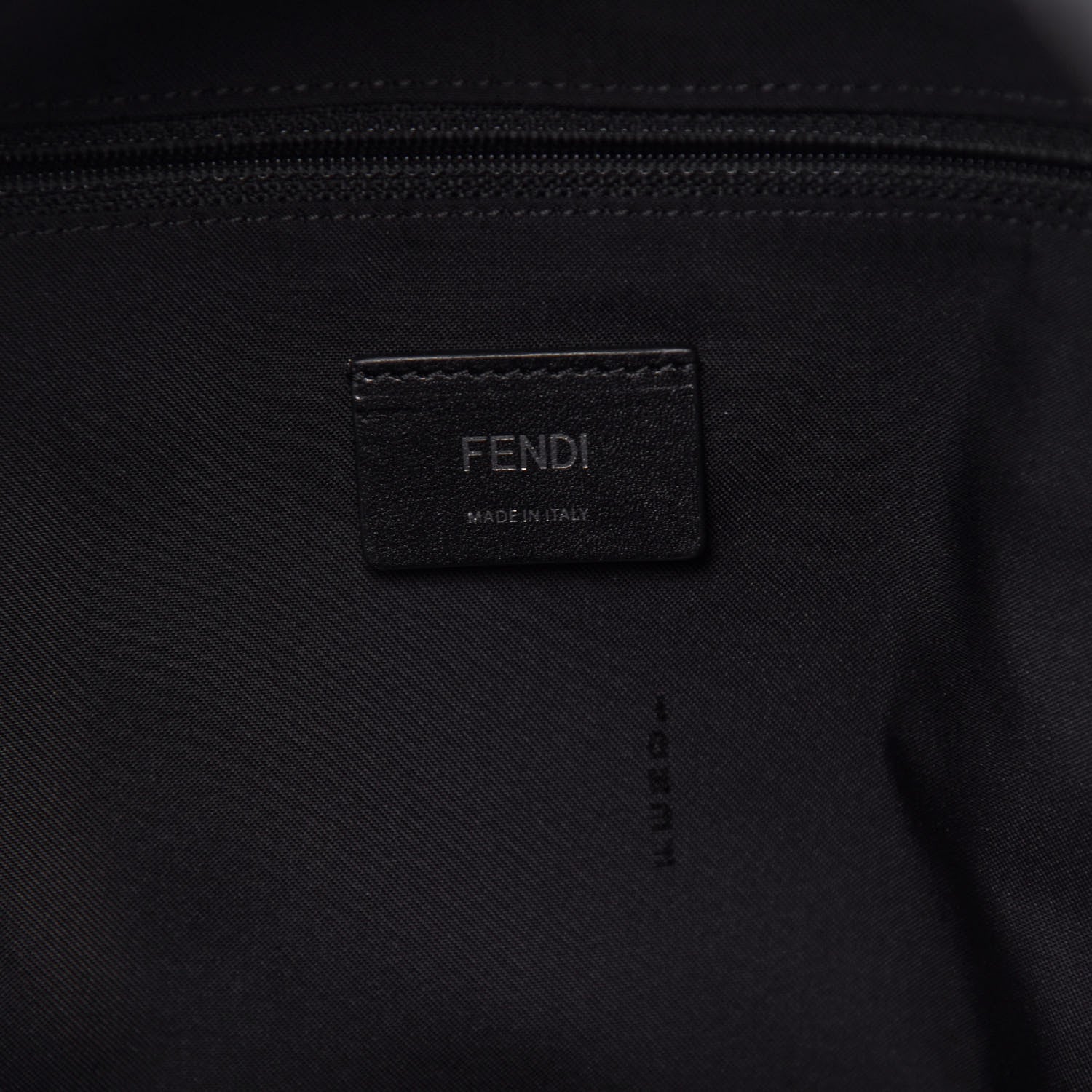 Fendi Nylon Vitello Elite Flamingo Fox Goat Fur Lightning Monster Eyes Backpack Rosso Black 6 of 10
