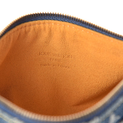 Louis Vuitton Denim Speedy GM Pochette Case 6 of 6