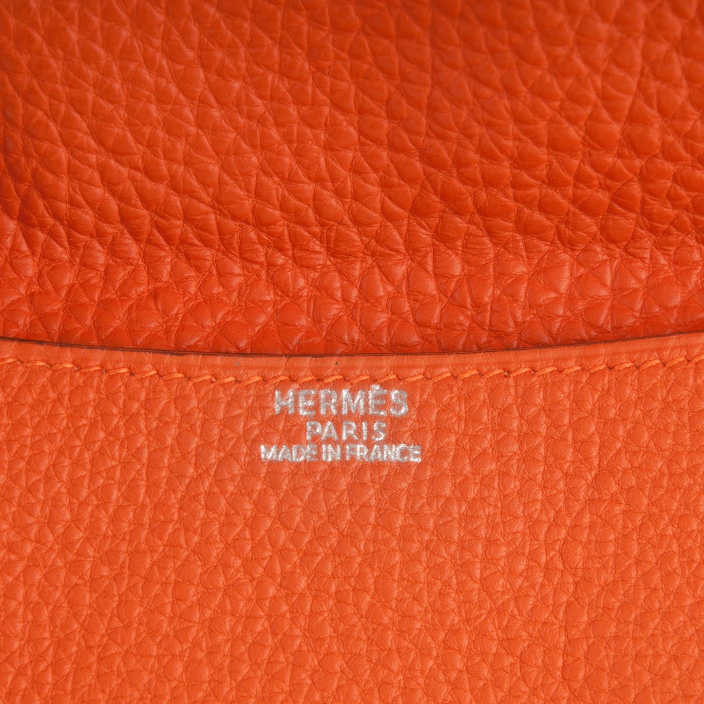 Togo Amelie Flat Pochette Orange