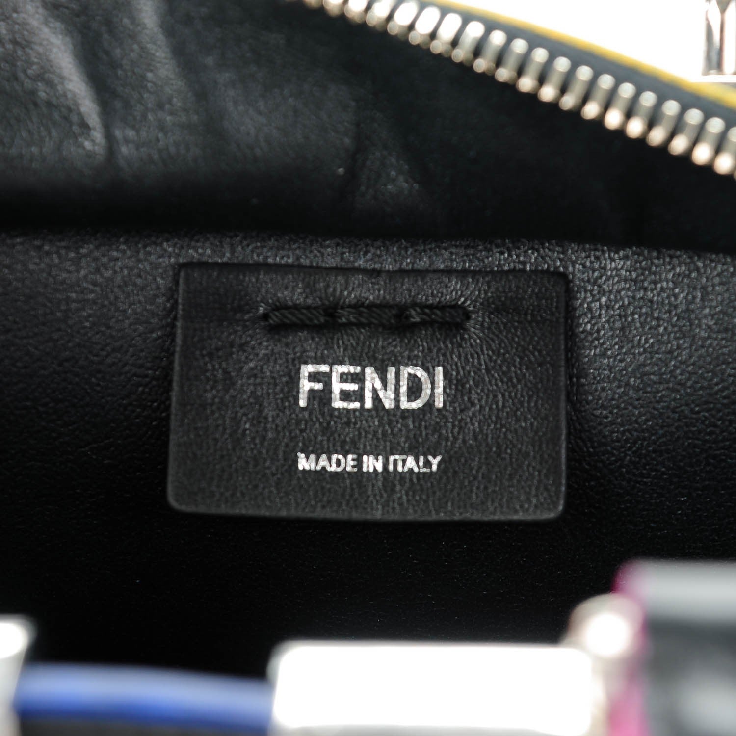 Fendi Vitello Dolce Mini 3Jours Tote Black 6 of 8