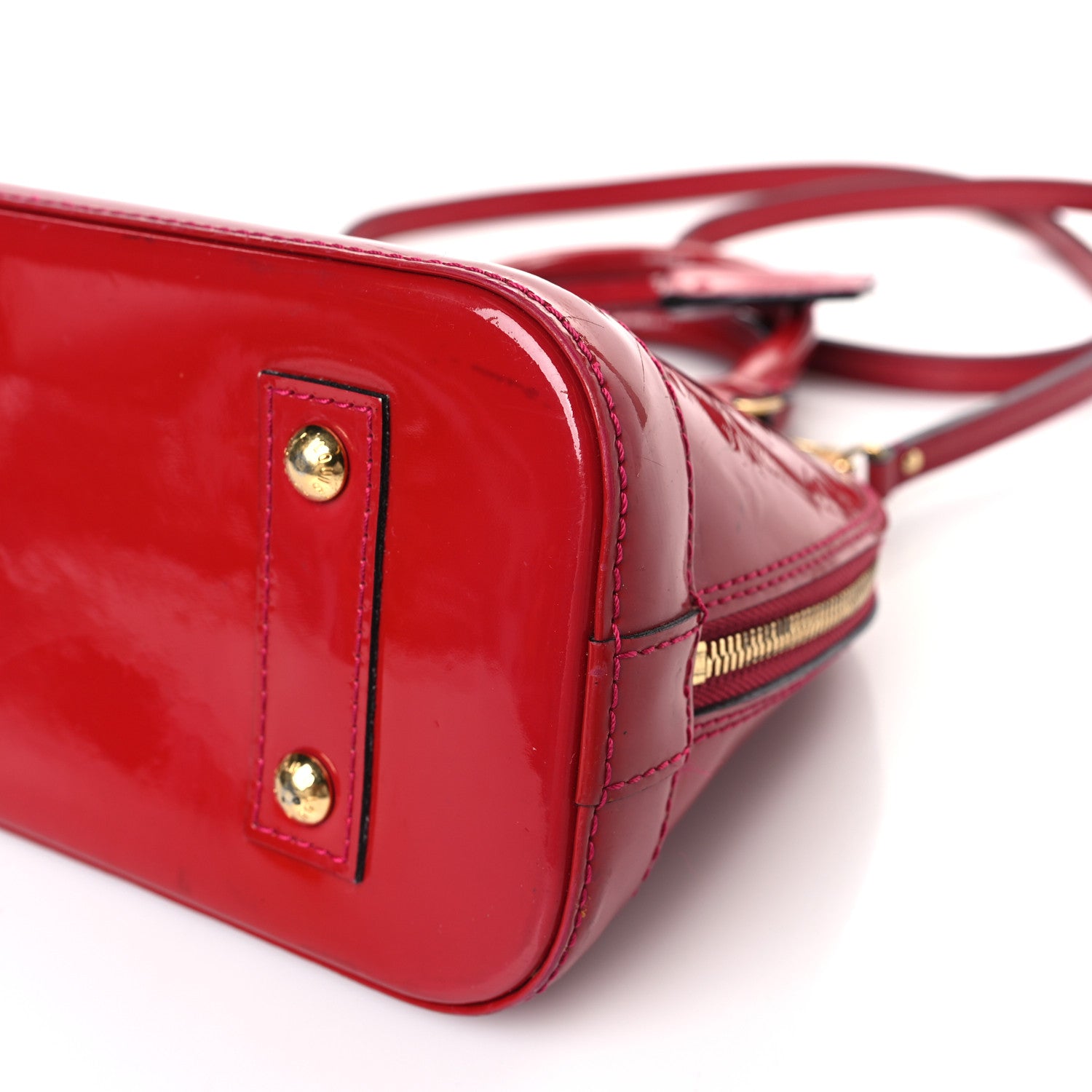 Louis Vuitton Vernis Alma BB Rose Indien 8 of 12