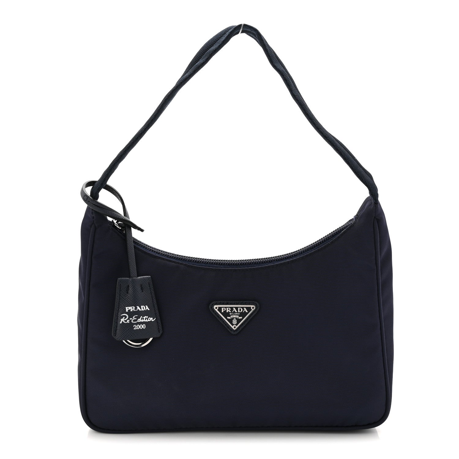 Prada Tessuto Nylon Mini Re-Edition 2000 Bag Baltico 1 of 11