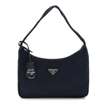 Prada Tessuto Nylon Mini Re-Edition 2000 Bag Baltico 1 of 11