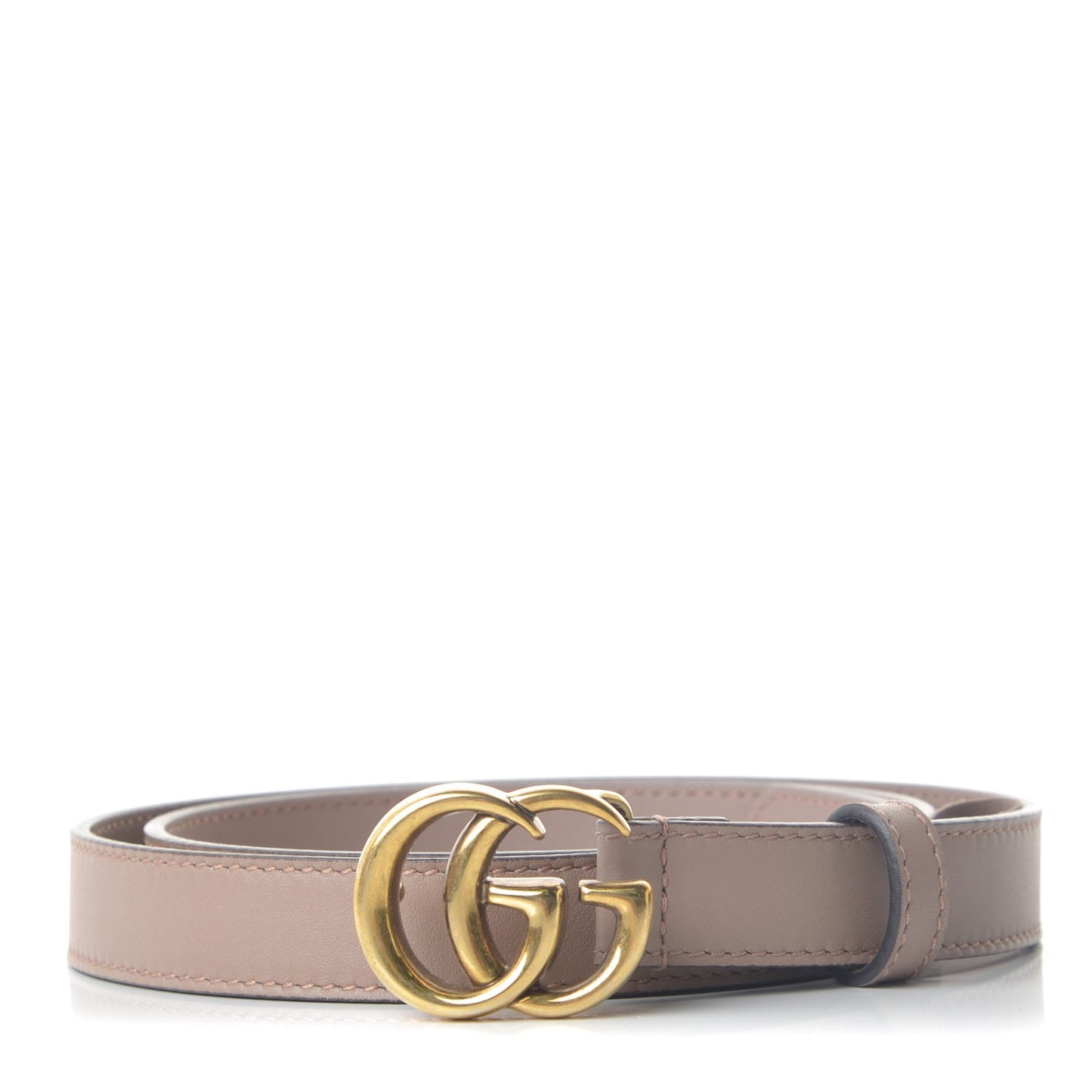 Calfskin Double G 20mm Belt 80 32 Porcelain Rose
