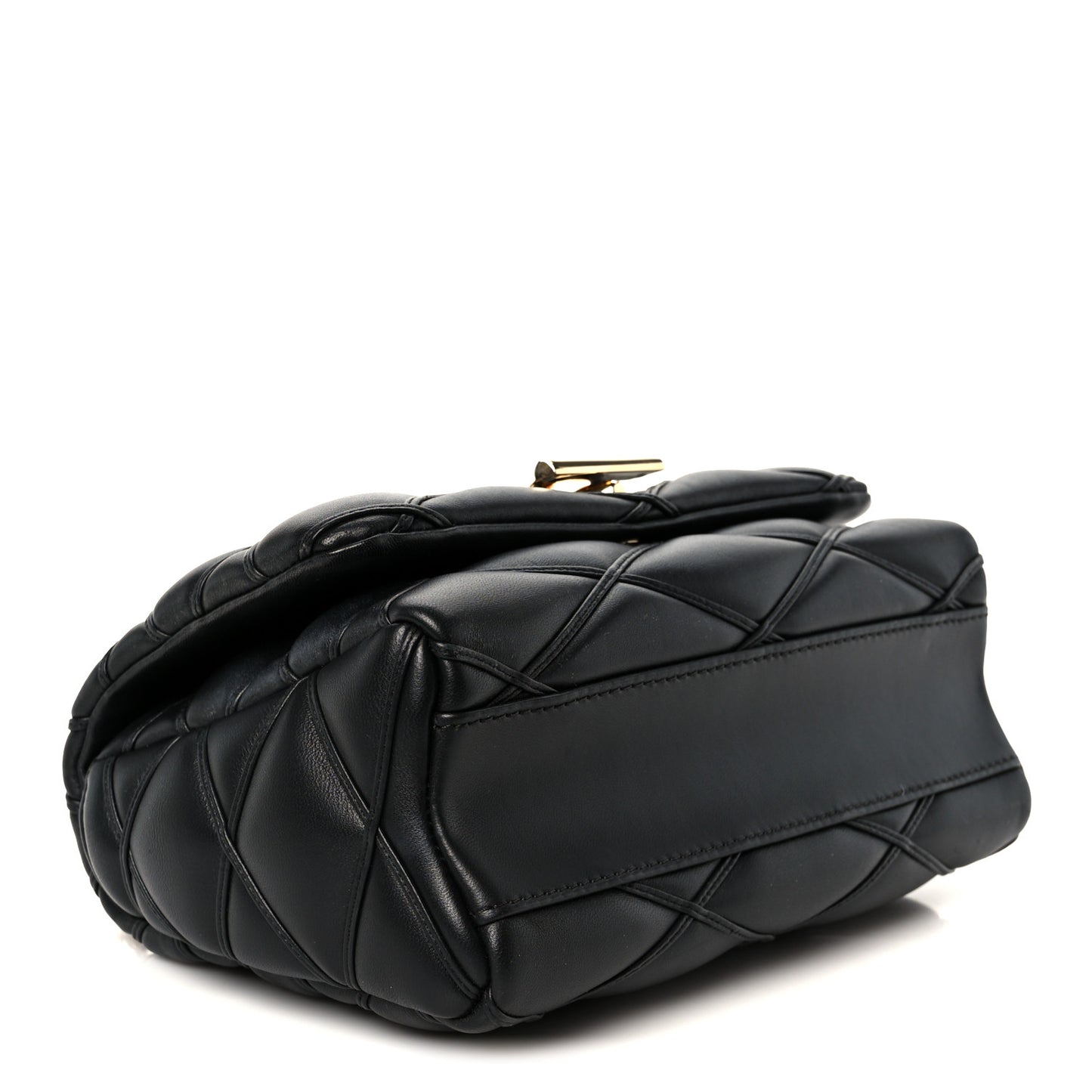 Lambskin Malletage Top Handle GO-14 MM Black
