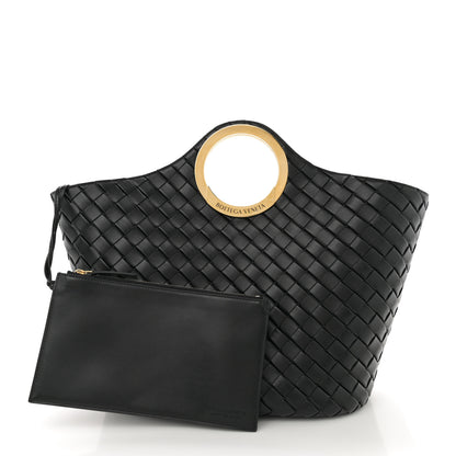 Bottega Veneta Calfskin Intrecciato Picnic Black 2 of 11