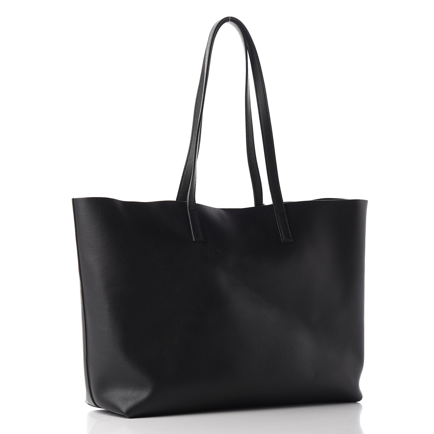 Saint Laurent Calfskin Large Shopping Tote Black 3 of 10