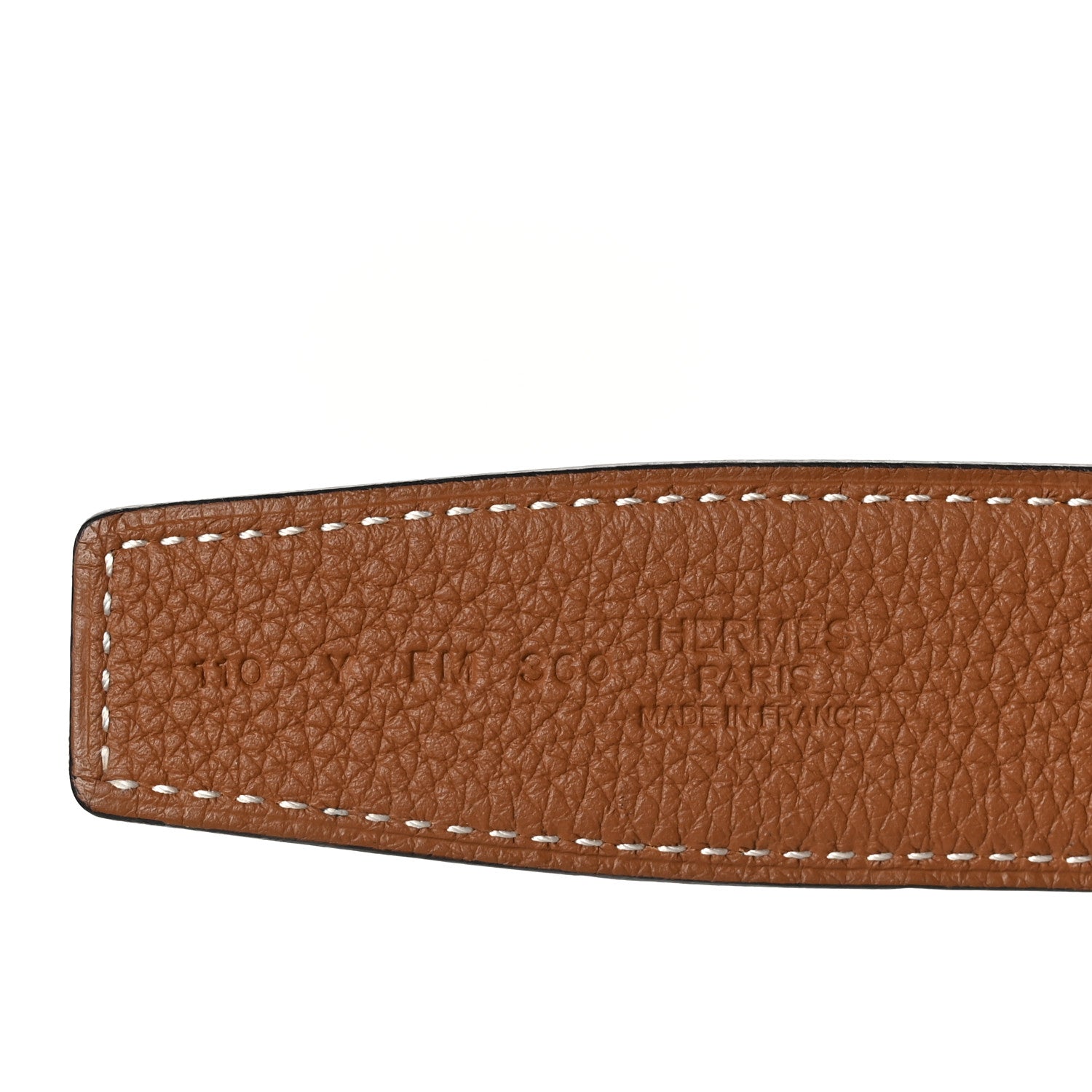 Hermes Box Togo 32mm Belt Strap 110 44 Black Gold 3 of 7